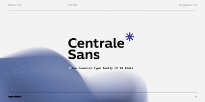 Centrale Sans Font Poster 1