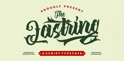 The Lastring Font Poster 1