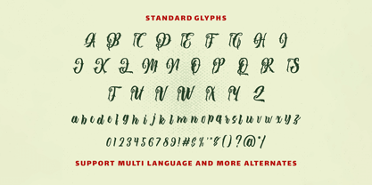 The Lastring Font Poster 8