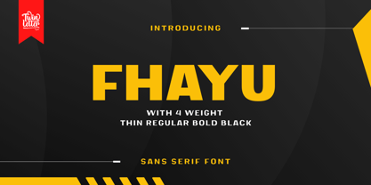 Fhayu Font Poster 1
