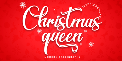 Christmas Queen Font Poster 1