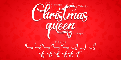 Christmas Queen Font Poster 8