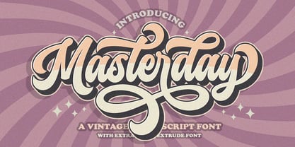 Masterday Font Poster 1