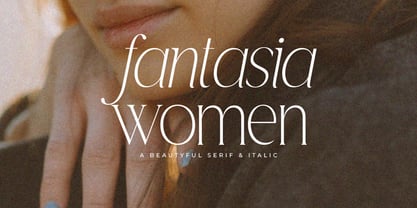 Fantasi  Women Font Poster 4