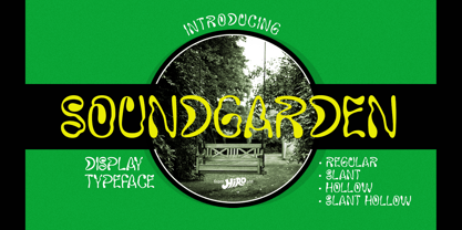 Soundgarden Font Poster 1