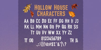 Hollow House Font Poster 5