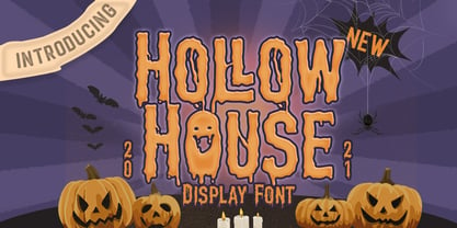 Hollow House Font Poster 1