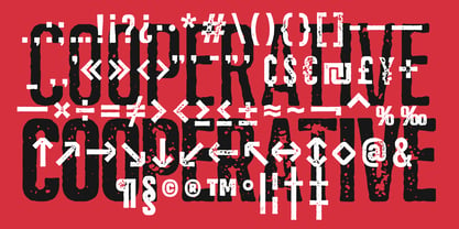 Cooperative Font Poster 9