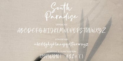 South Paradise Font Poster 10