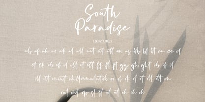 South Paradise Font Poster 11