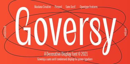 Goversy Font Poster 1
