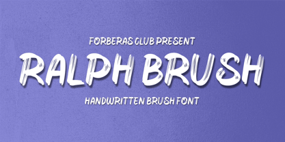 Ralph Brushes Font Poster 1
