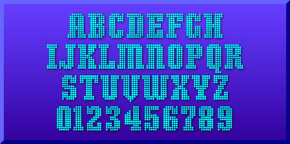 Display Dots Three Serif Font Poster 5