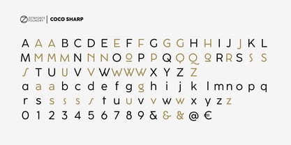 Coco Sharp Font Poster 5