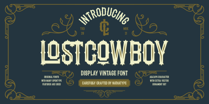 Lostcowboy Font Poster 1