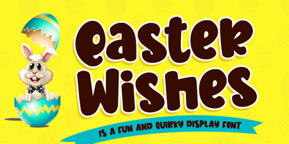 Easter Wishes Font Poster 1