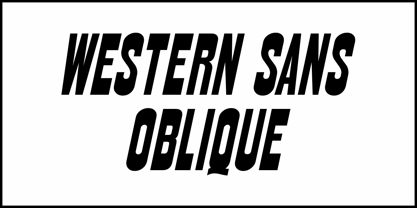 Western Sans JNL Font Poster 4