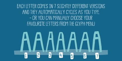 Cupcake Mystery Font Poster 3
