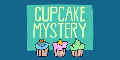 Cupcake Mystery Font Poster 1