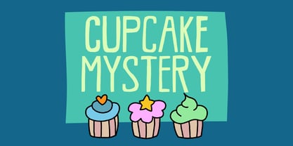 Cupcake Mystery Fuente Póster 1