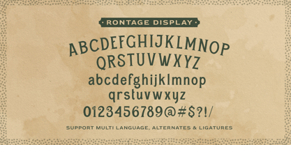 Rontage Font Poster 6