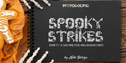 Spooky Strikes Font Poster 1
