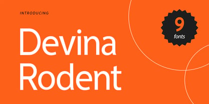 Devina Rodent Font Poster 1