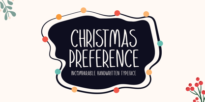 Christmas Preference Font Poster 1