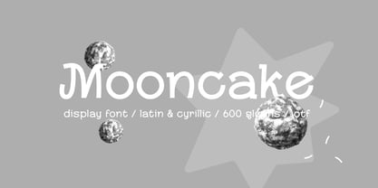 Mooncake Font Poster 1
