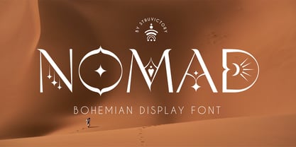 Nomad Decorative Font Poster 1