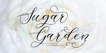 Sugar Garden Font Poster 1