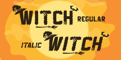 Hallo Witch Font Poster 9