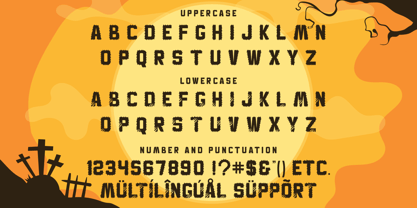 Hallo Witch Font Poster 6
