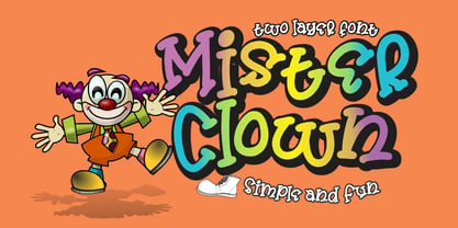 Mister Clown Font Poster 1