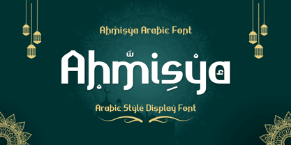 Ahmisya Font Poster 1