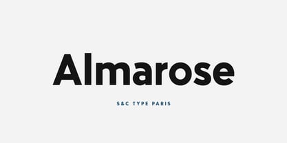 Almarose Font Poster 1