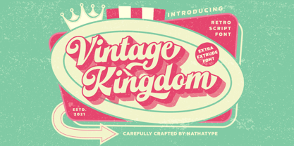 Vintage Kingdom Font Poster 1