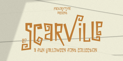Scarville Font Poster 11