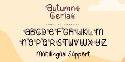 Autumn Ceria Font Poster 9