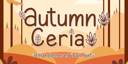 Autumn Ceria Font Poster 1