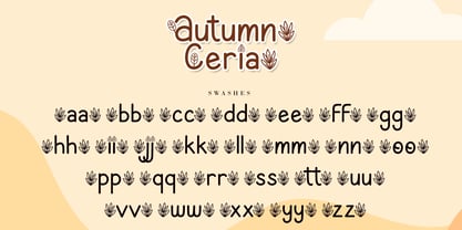 Autumn Ceria Font Poster 8