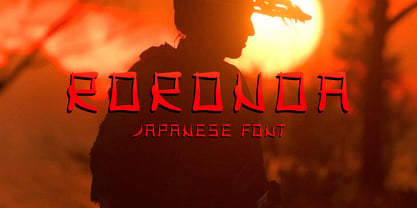 Roronoa Font Poster 1