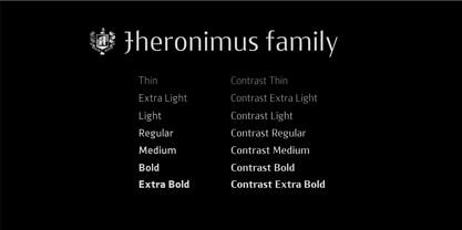 Jheronimus Font Poster 10