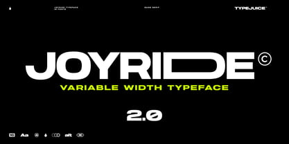 Joyride Font Poster 1