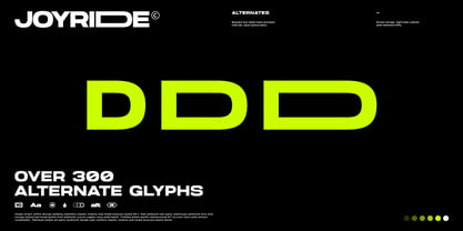 Joyride Font Poster 5