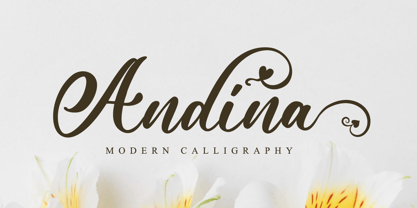Andina Font Poster 1