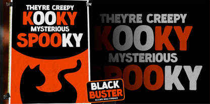 Blackbuster Font Poster 4