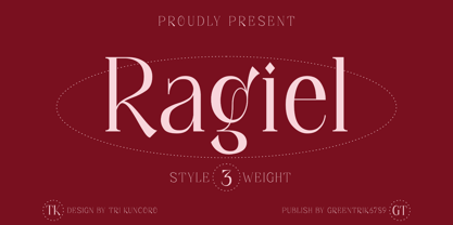 Ragiel Font Poster 1