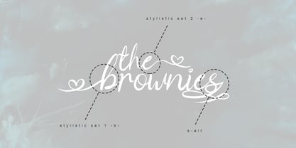 The Brownies Font Poster 2