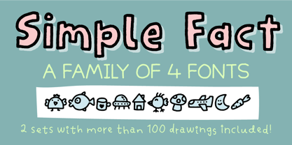 Simple Fact Font Poster 1